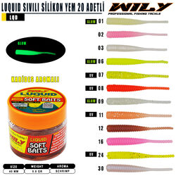 Wily - Wily Luquid Sıvılı Silikon 40 mm 20 Adetli