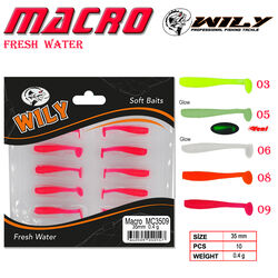 Wily - Wily Macro Lrf Silikon Yem 3.5 cm 0.4 gr