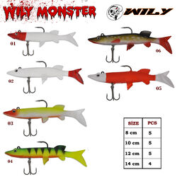 Wily - Wily Monster Turna Silikon 12 cm 25 gr