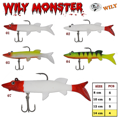 WILY - Wily Monster Turna Silikon 14 cm 30gr