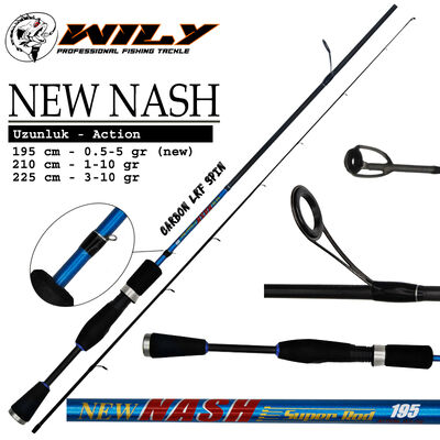 Wily - Wily New Nash 195 cm Lrf Kamışı 0.5-5 gr