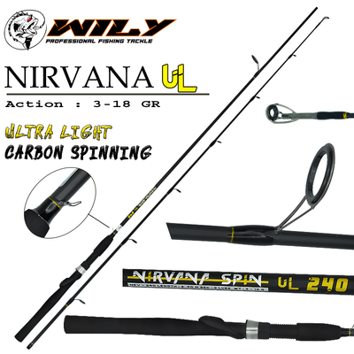 Wily - Wily Nirvana UL 225 cm Spin Kamış 3-18 gr