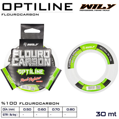 Wily - Wily Optiline Fluoro Carbon 30 mt