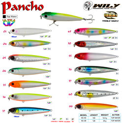 Wily - Wily Pancho 10 cm Maket Balık 14.5 gr