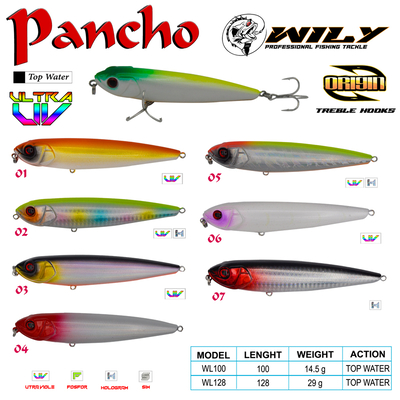 Wily - Wily Pancho 12.8 cm Maket Balık 29 gr