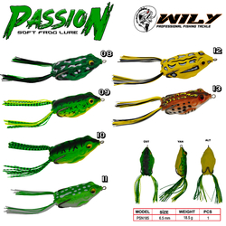 Wily - Wily Passion Silikon Kurbağa 6.5 cm 18.5 gr