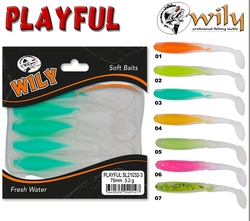 Wily - Wily Playful Silikon Yem 7.5 cm 3.2 gr