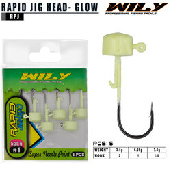Wily - Wily Rapid Jighead Glow