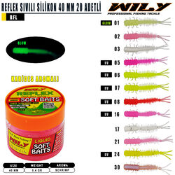 Wily - Wily Reflex Sıvılı Silikon 40 mm 20 Adetli