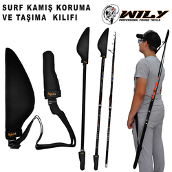 Wily - Wily Neopren Surf Kamış Koruma ve Taşıma Kılıfı