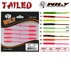 Wily Tailed Lrf Silikon Yem 5.5 cm 0.4 gr - Thumbnail