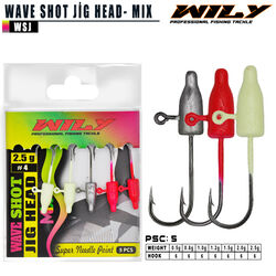 Wily - Wily Wave Shot Jighead Mix