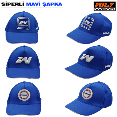 Wily Wear - Wily Wear Sandviç Siperli Şapka Mavi