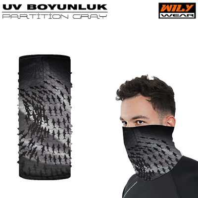 Wily Wear - Wily Wear UV Boyunluk Partition Gray